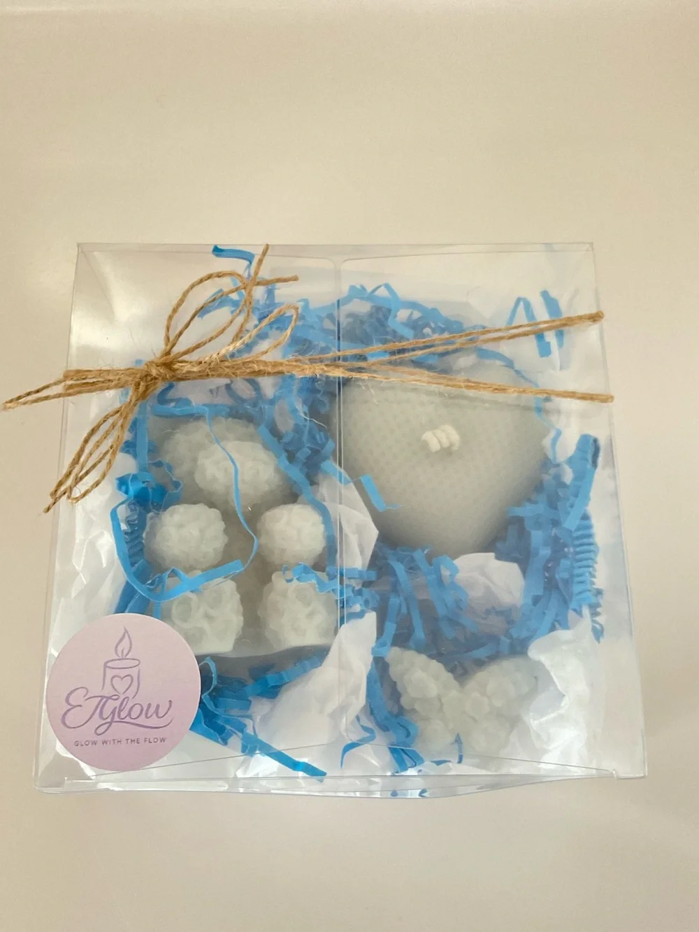 🕯️🌊NIB Bear and Heart Scented  Candle Set